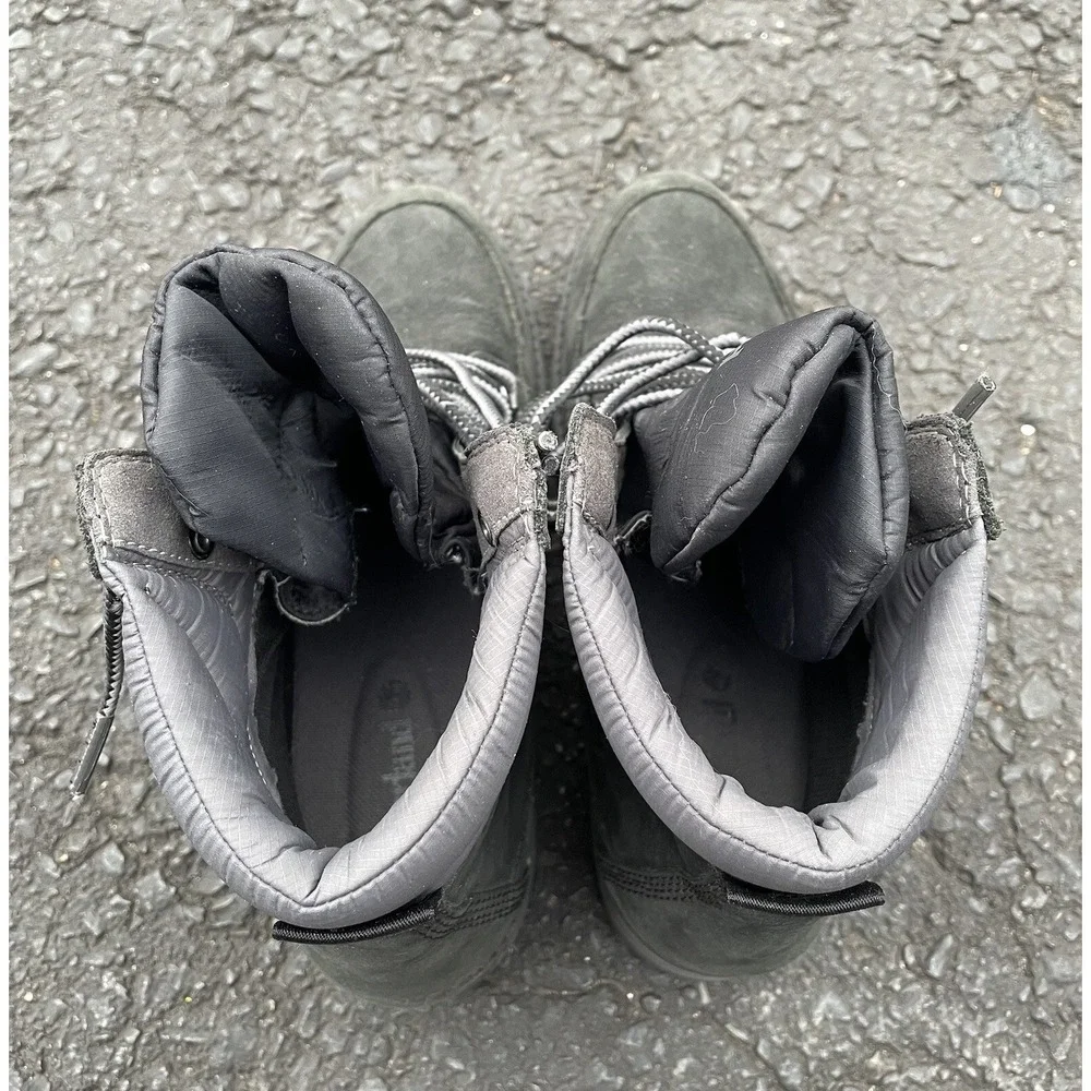 Timberland Courmayeur Valley Boots Womens‎ Size 8.5 Black Waterproof Shoes